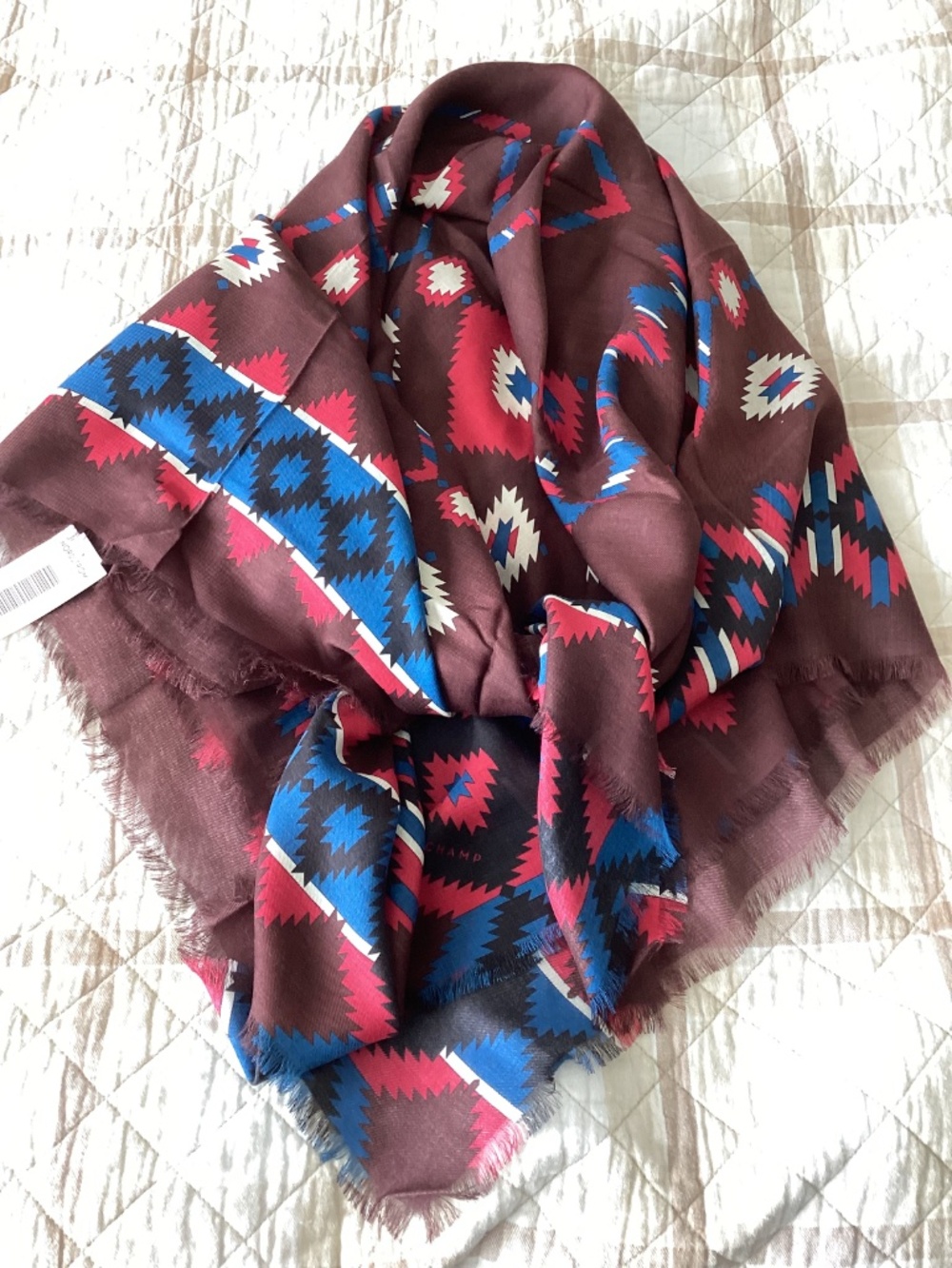 Longchamp Nomad Print Scarf - Picture 8 of 10